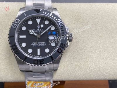 AR Factory Rolex Yacht-master 42mm Dandong 3235 Movement Black Face Watch